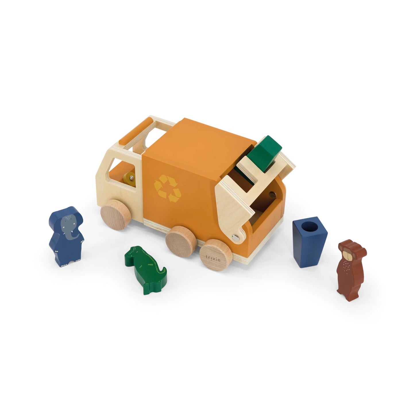 HOLZ-MÜLLWAGEN