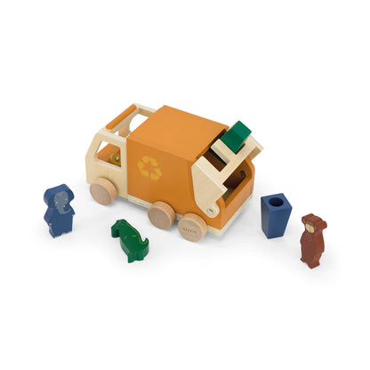 HOLZ-MÜLLWAGEN