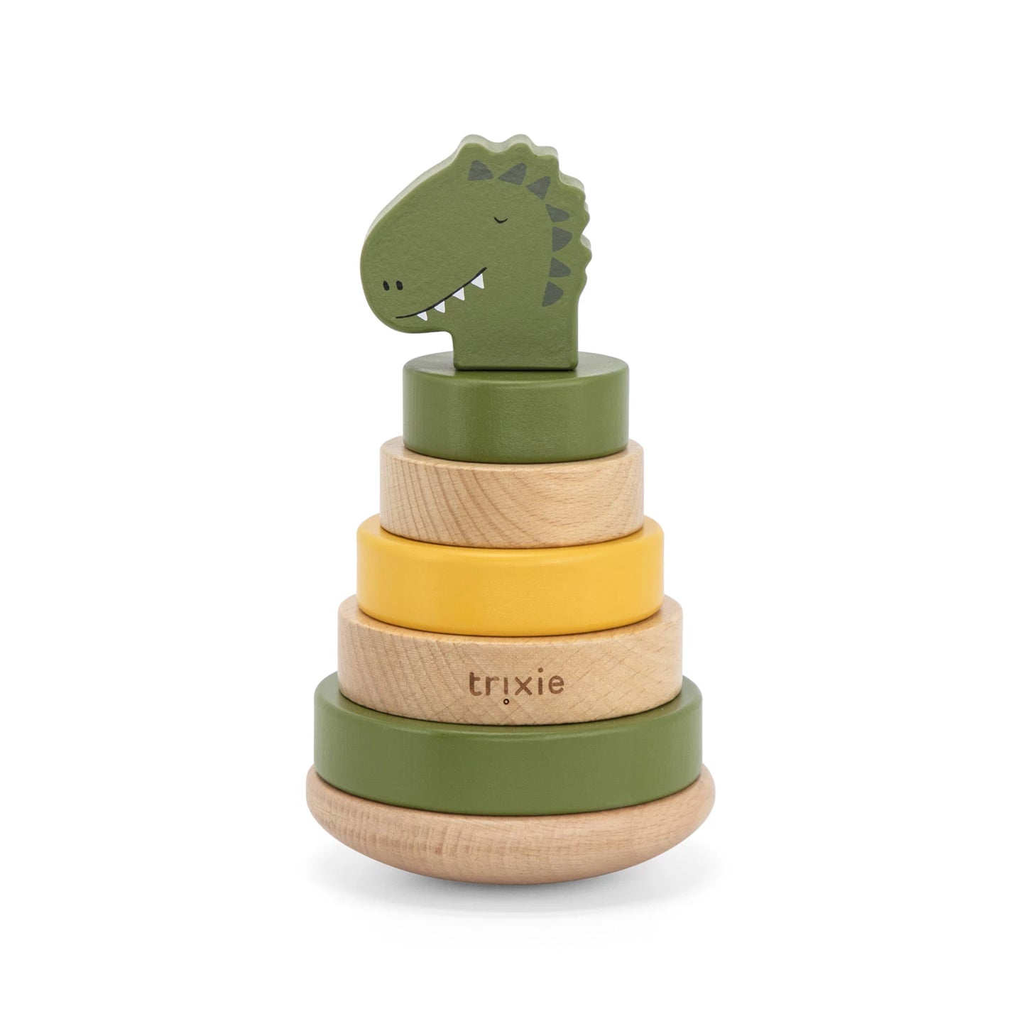 DINO STAPELTURM AUS HOLZ