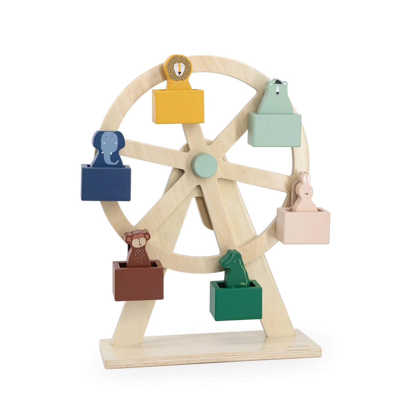 RIESENRAD AUS HOLZ