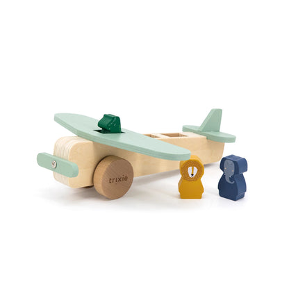 HOLZFLUGZEUG MIT TIEREN