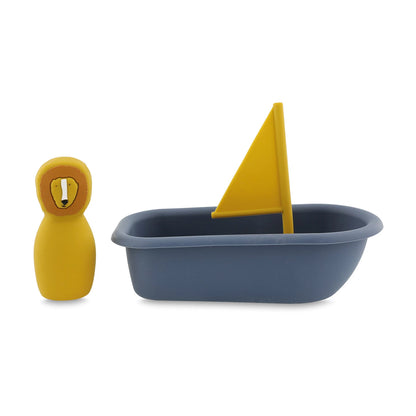 Badespielzeug aus Silikon in Form eines Löwen-Segelboots