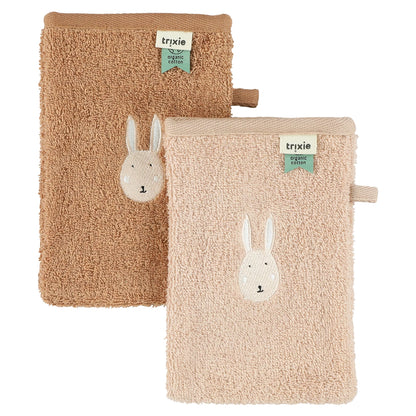 2-TEILIGES WASCHHANDSCHUH-SET RABBIT AURA