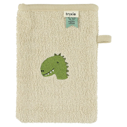 2er-Set WASCHHANDSCHUHE DINO AURA