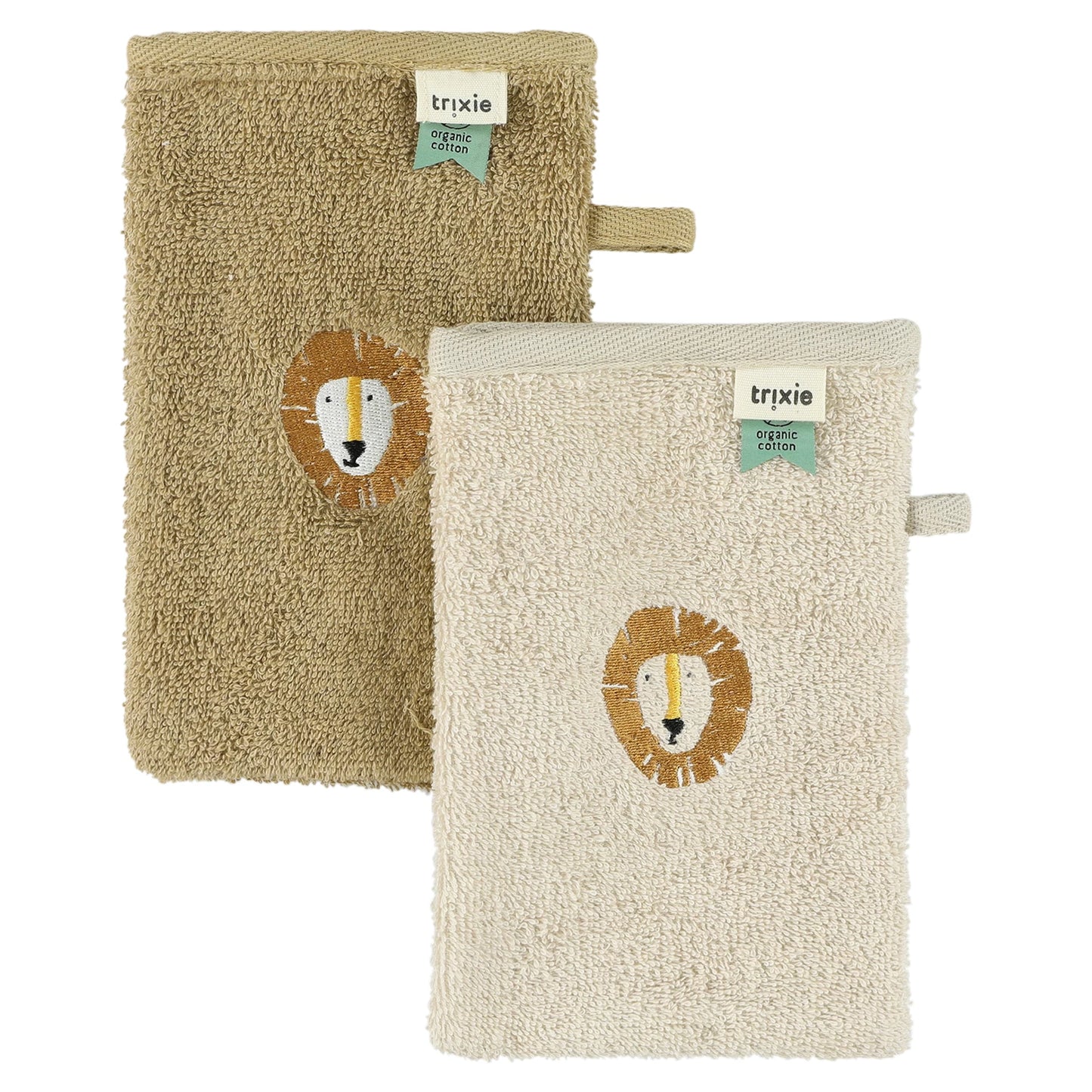 WASCHHANDSCHUH 2ER-PACK LION AURA