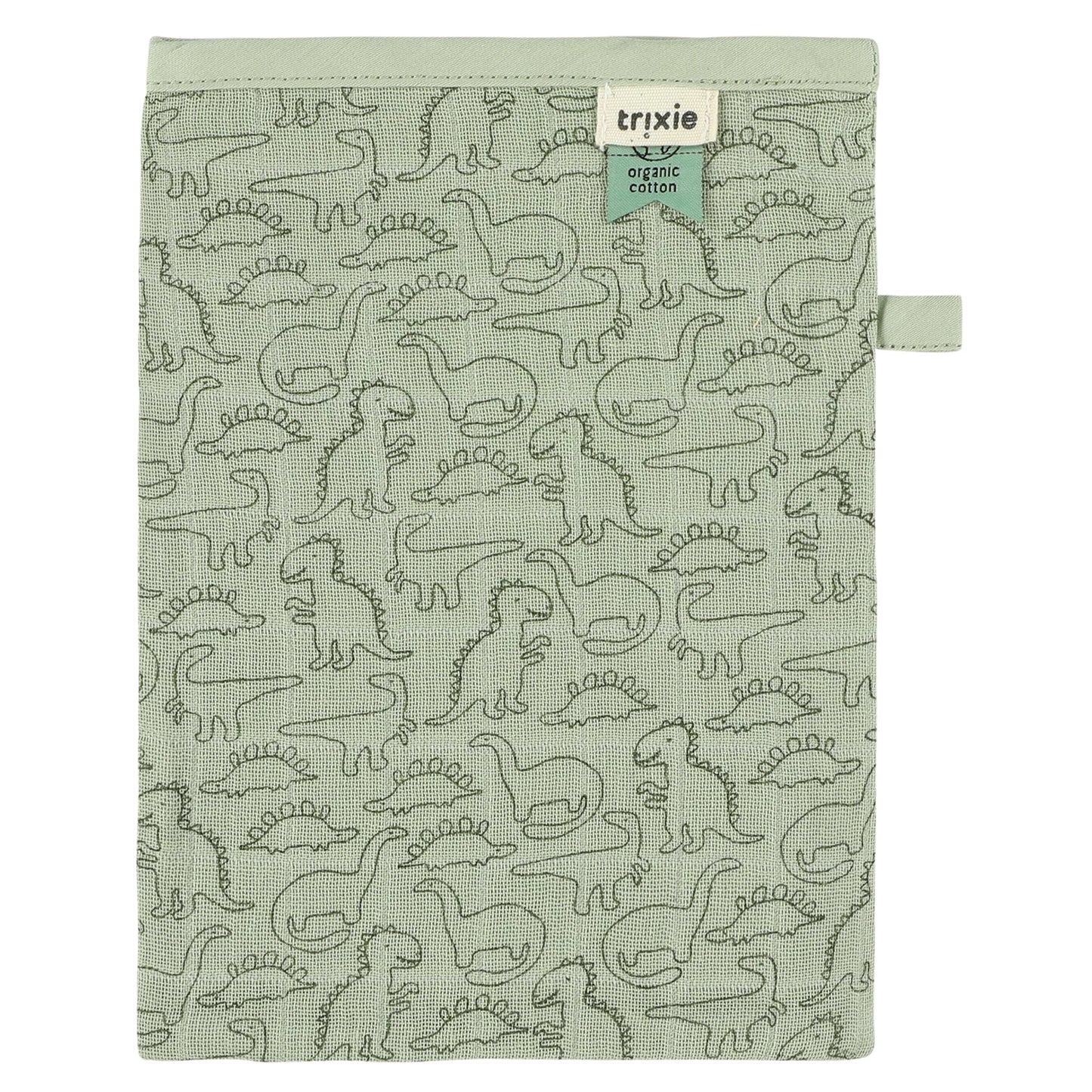 3er-Set Waschlappen mit Dino-Motiv