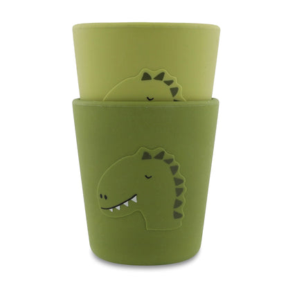 SILIKONBECHER DINO 2ER-PACK