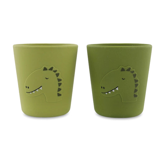 SILIKONBECHER DINO 2ER-PACK