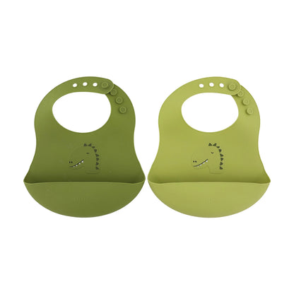 2ER-PACK SILIKON-LÄTZCHEN DINO