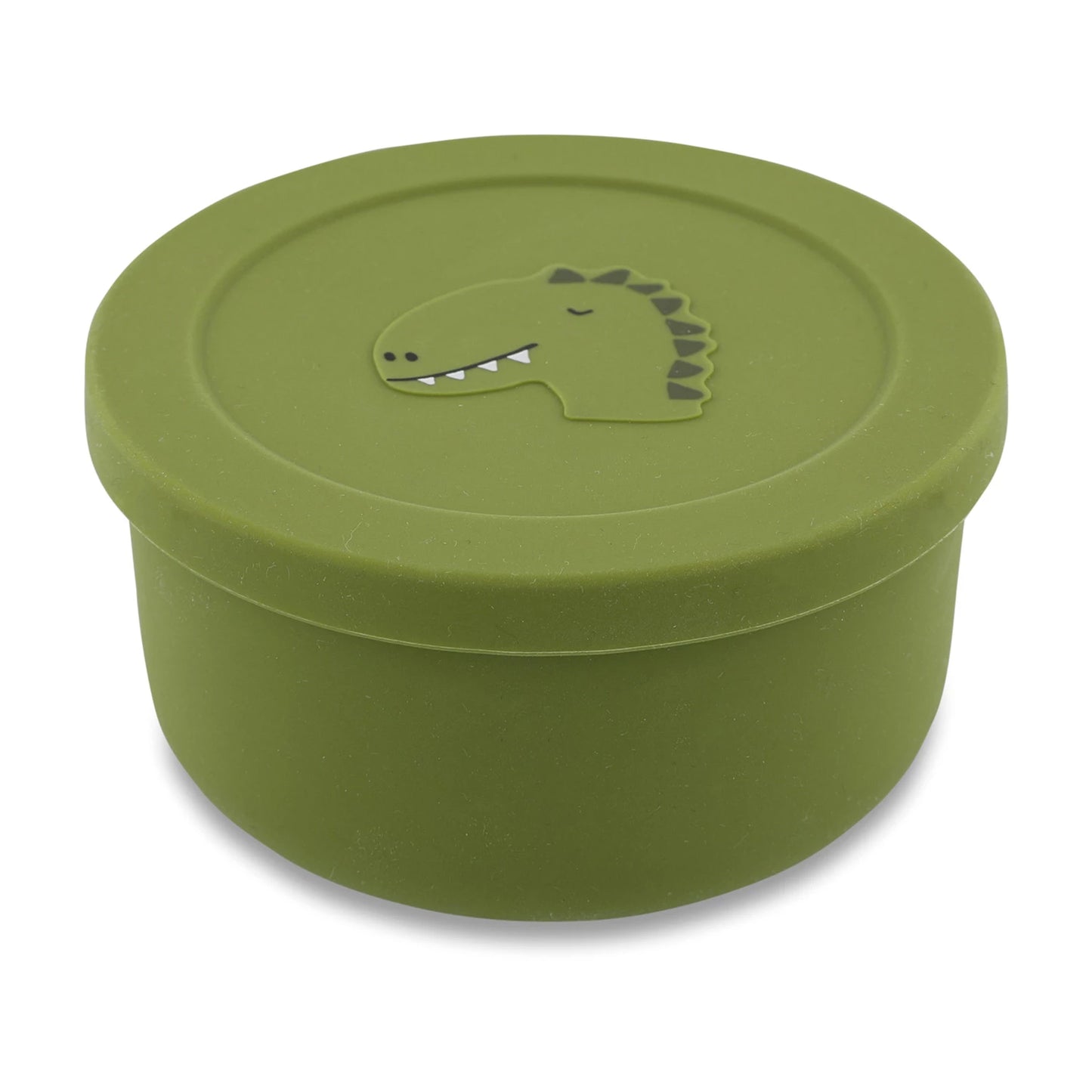 Runde Dinosaurier-Snackdose aus Silikon