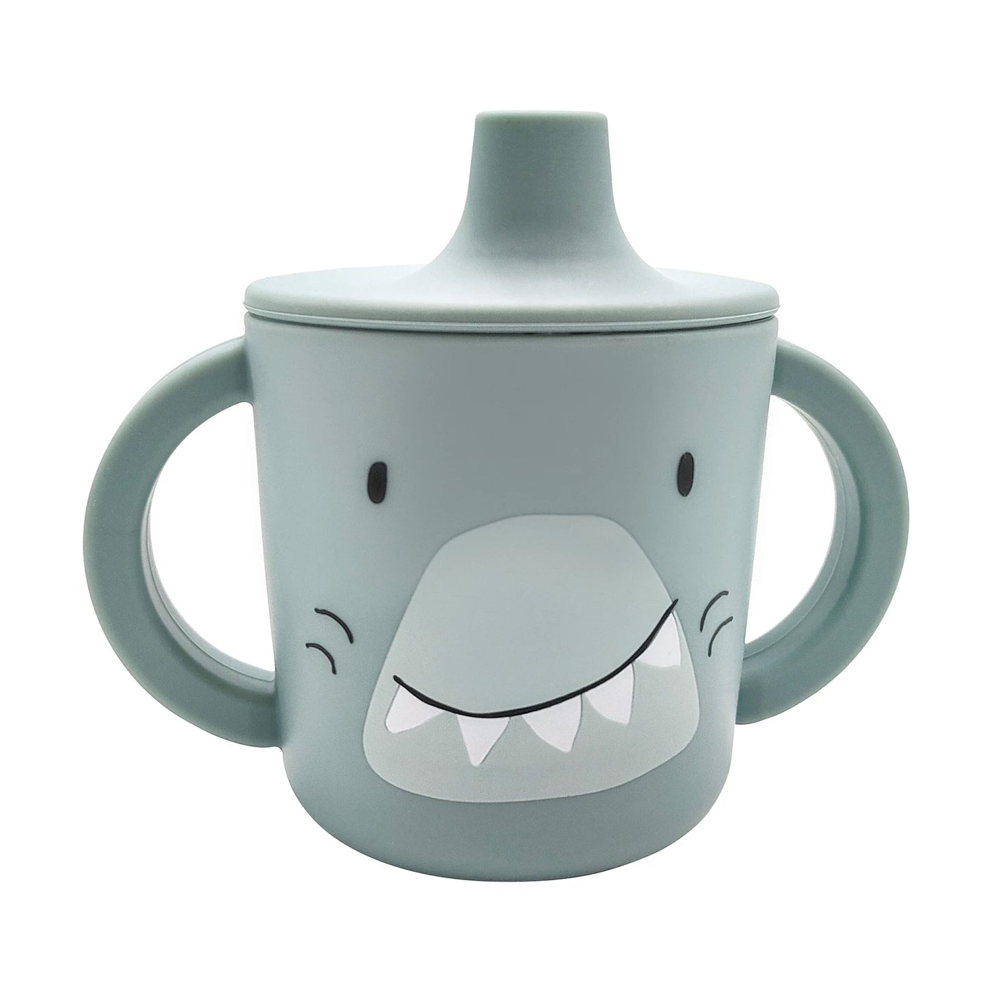 Tasse mit Silikonausguss Hai