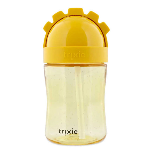 LÖWENFÖRMIGE TRINKTASSE MIT STROHHALM