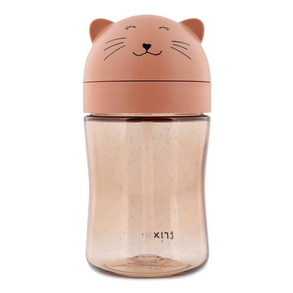 BECHER MIT STROHHALM, KATZE