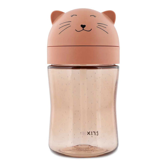 BECHER MIT STROHHALM, KATZE