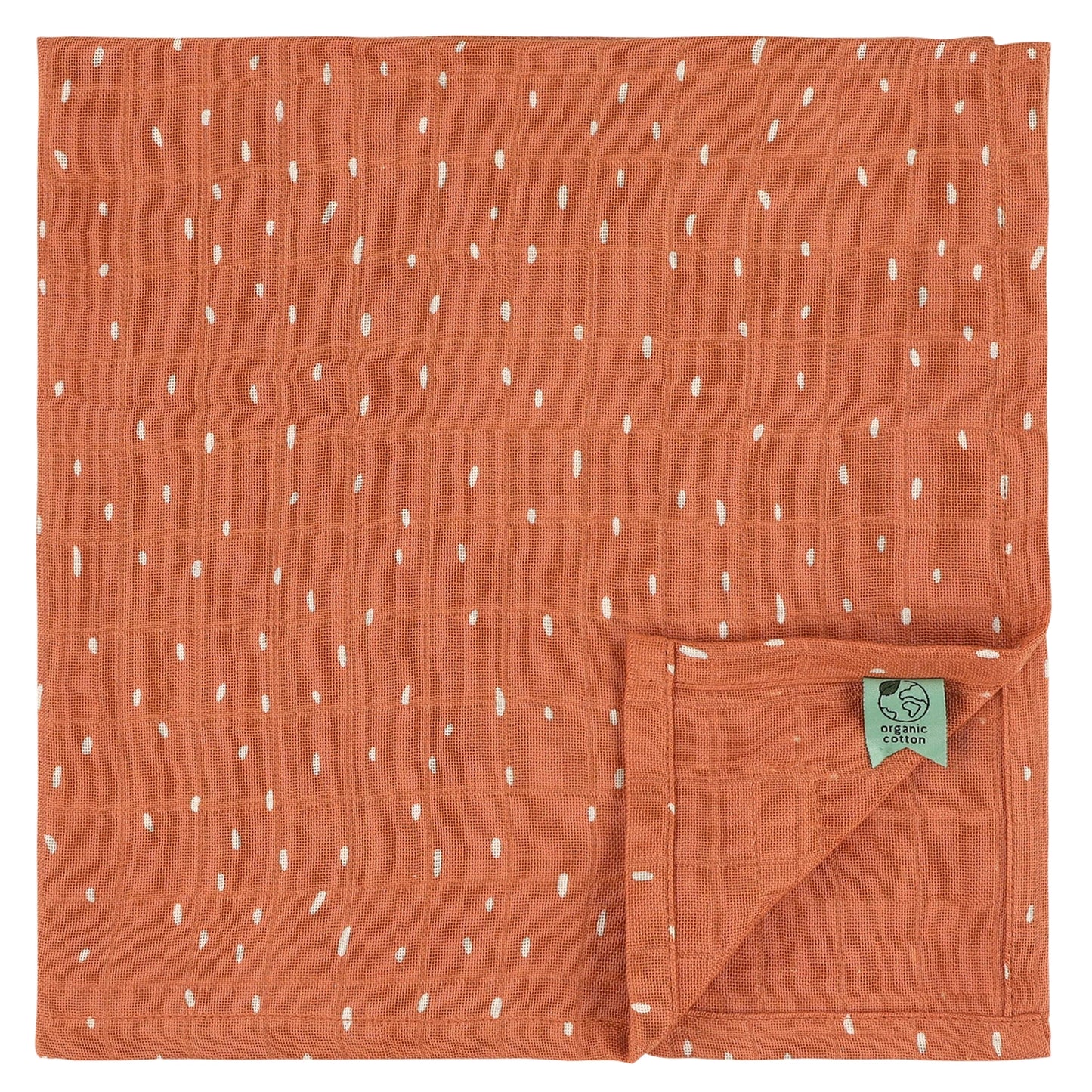 3ER-PACK MUSSALINSTÜCHER 55X55CM FUCHS