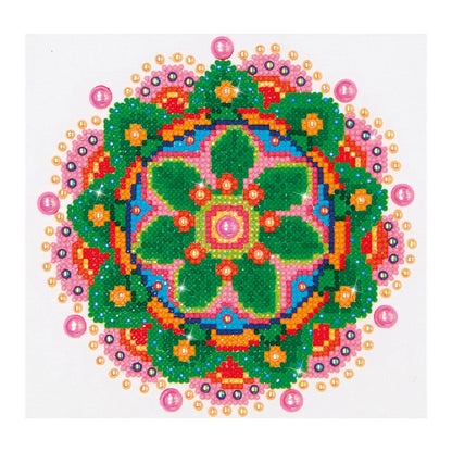 DIAMANTMALEREI BLUMEN MANDALA