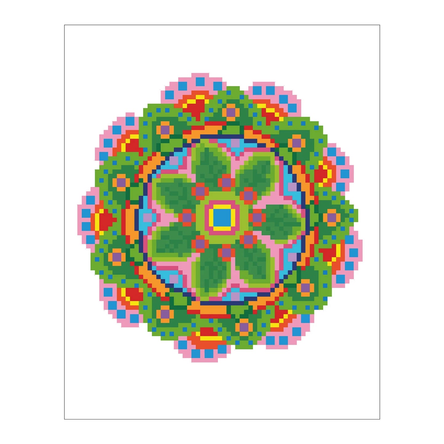 DIAMANTMALEREI BLUMEN MANDALA
