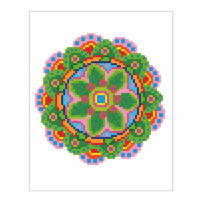 DIAMANTMALEREI BLUMEN MANDALA