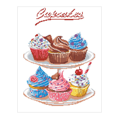 DIAMANTMALEREI-CUPCAKE