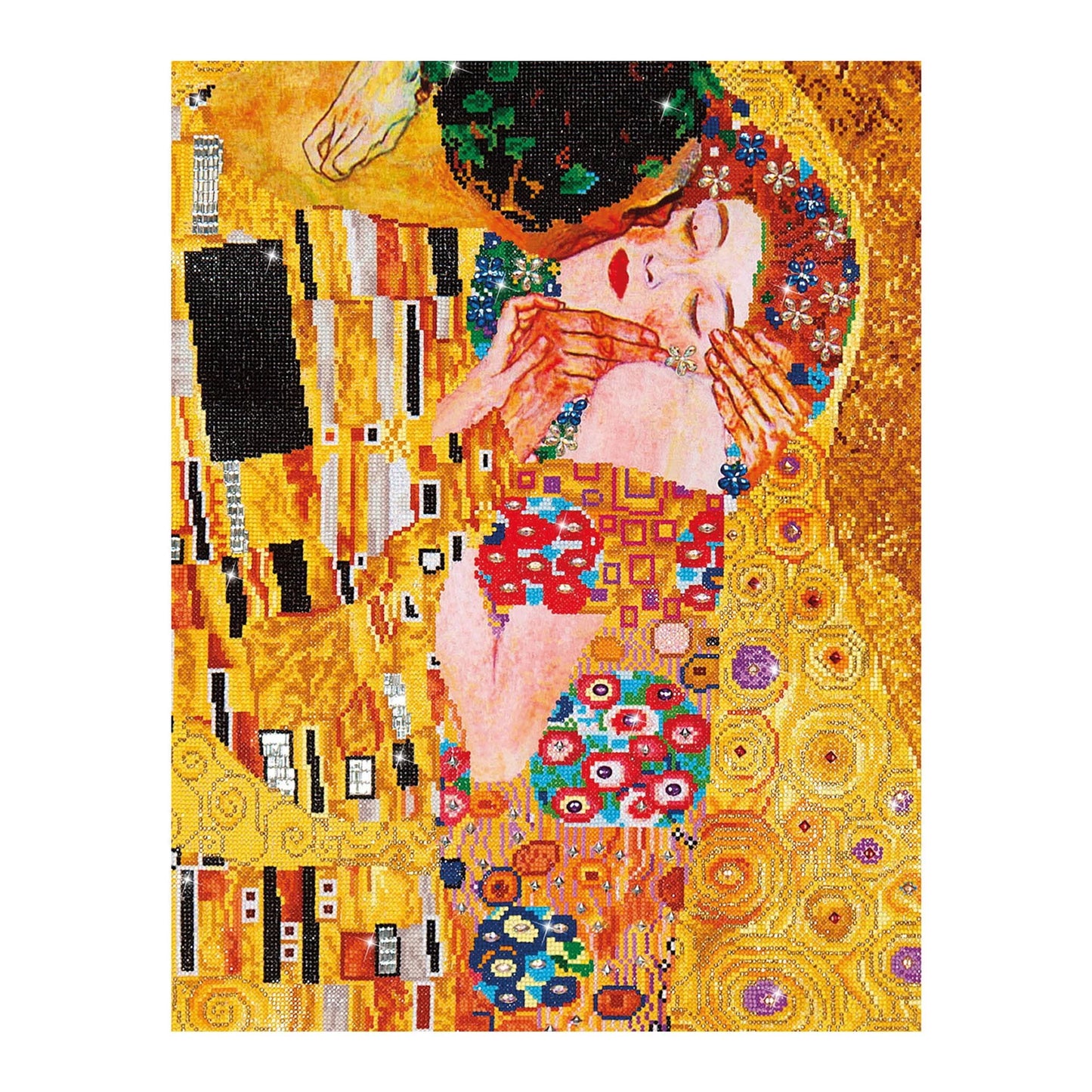 DIAMANTMALEREI DER KUSS (KLIMT)