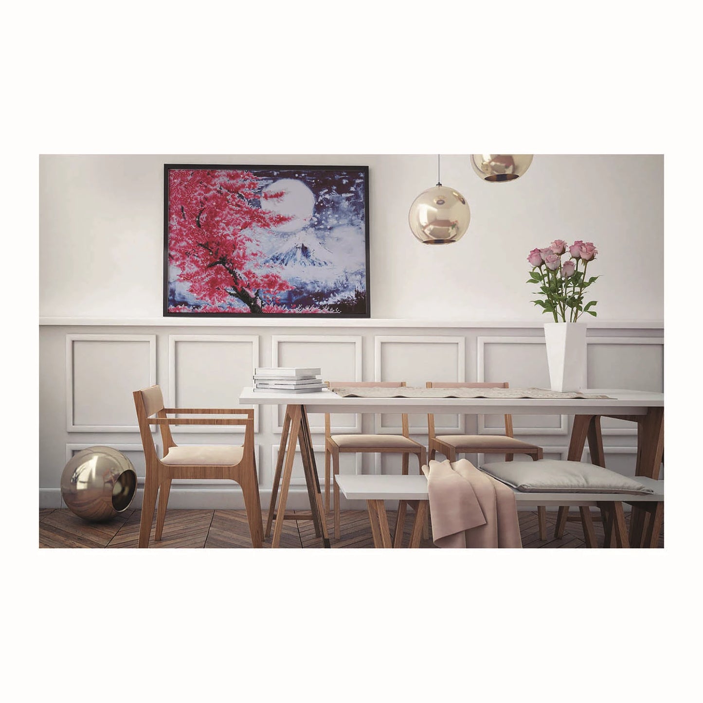 PITTURA A DIAMANTE FIORI DI CILIEGIO