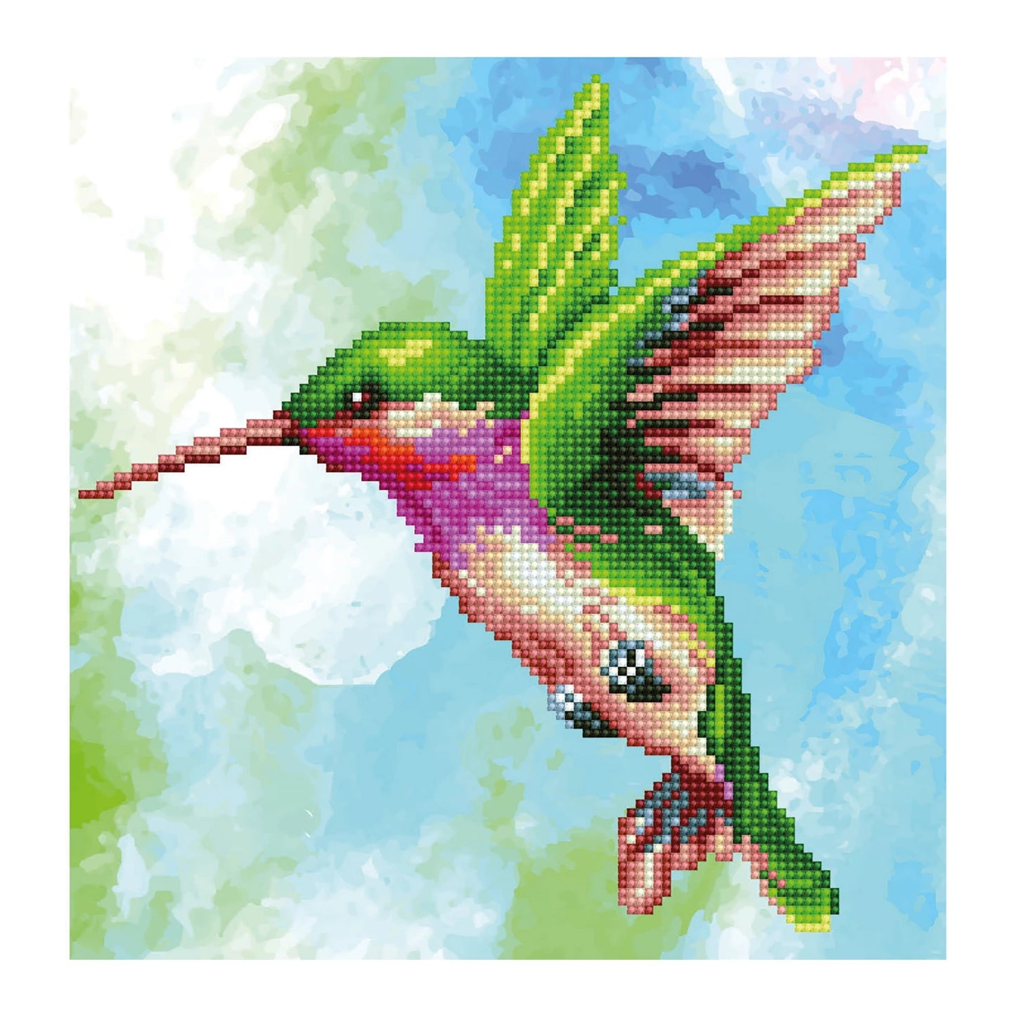 DIAMANTMALEREI KOLIBRI