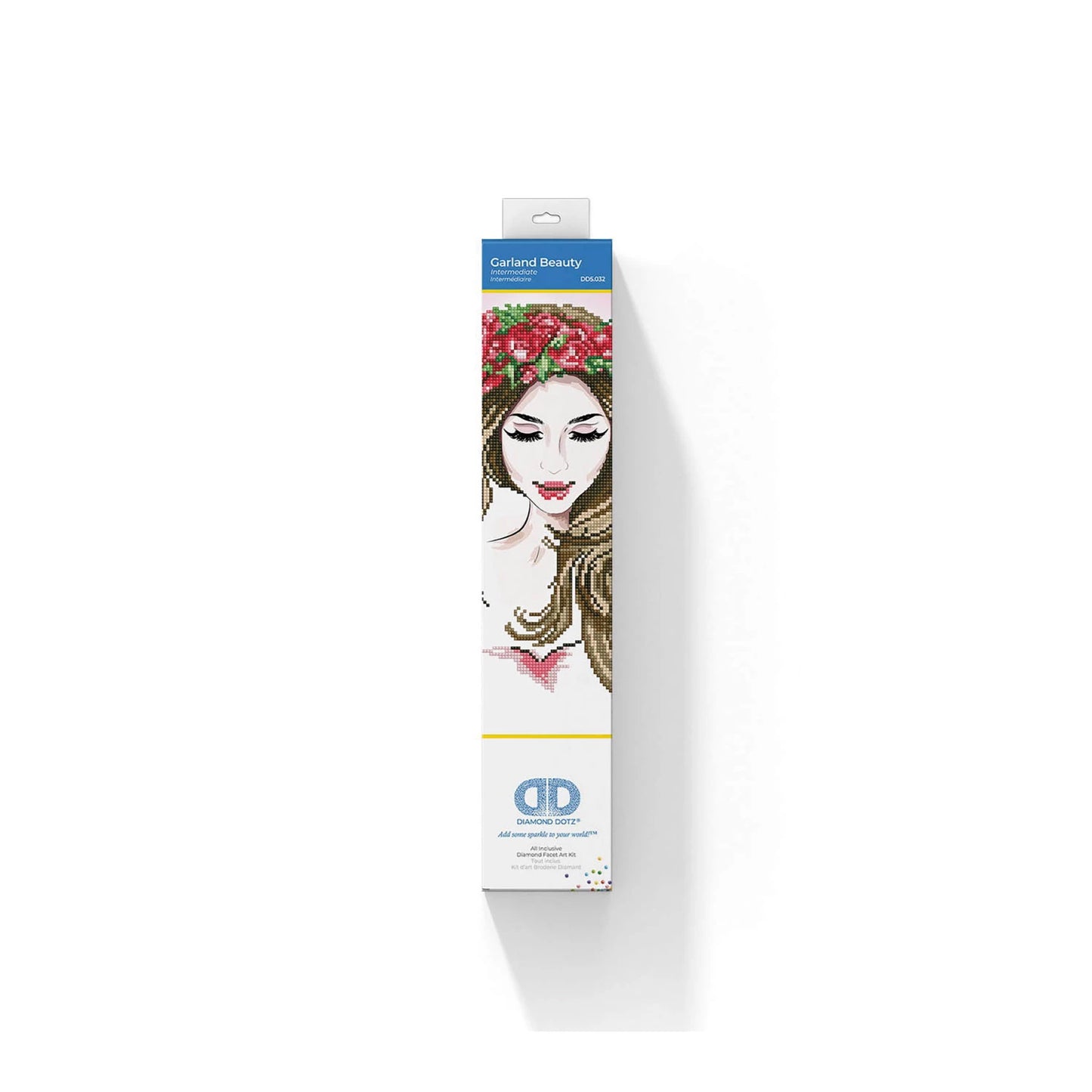 ACCESSORI PER CAPELLI CON FIORI DIPINTI A DIAMANTE