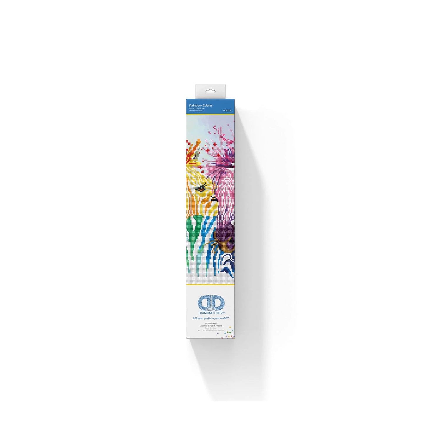 PITTURA A DIAMANTE ZEBRE ARCOBALENO