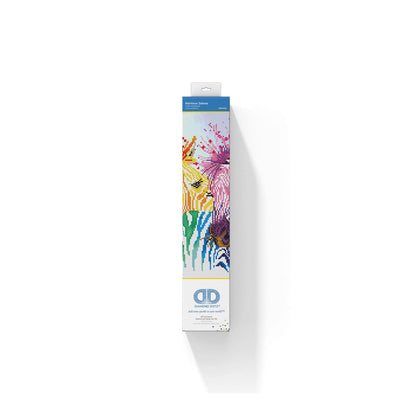 PITTURA A DIAMANTE ZEBRE ARCOBALENO