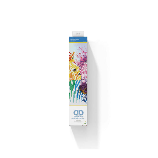 PITTURA A DIAMANTE ZEBRE ARCOBALENO