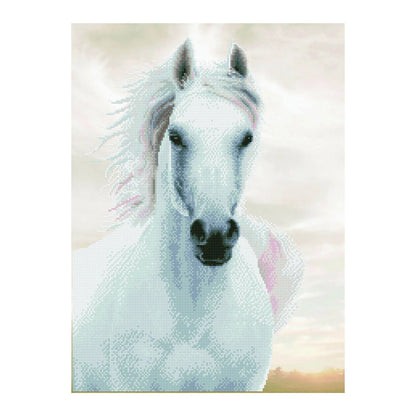 DIAMOND PAINTING CAVALLO BIANCO