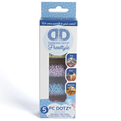DIAMOND PAINTING 5 COLORI PASTELLO