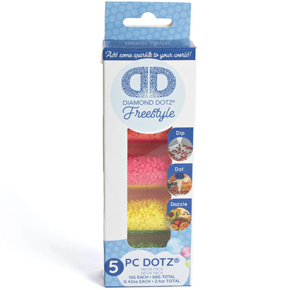 PITTURA A DIAMANTE 5 COLORI NEON