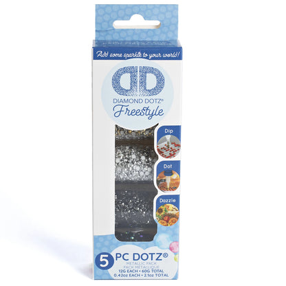 PITTURA A DIAMANTE 5 COLORI METALLICI