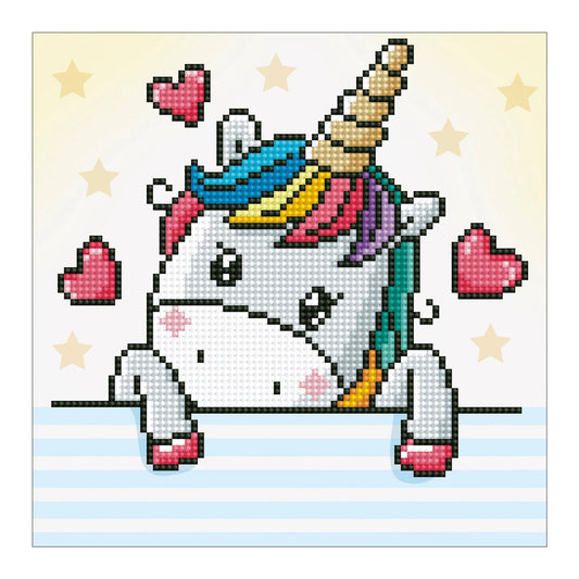 DIAMANTE DIPINTO UNICORNO BAMBINO