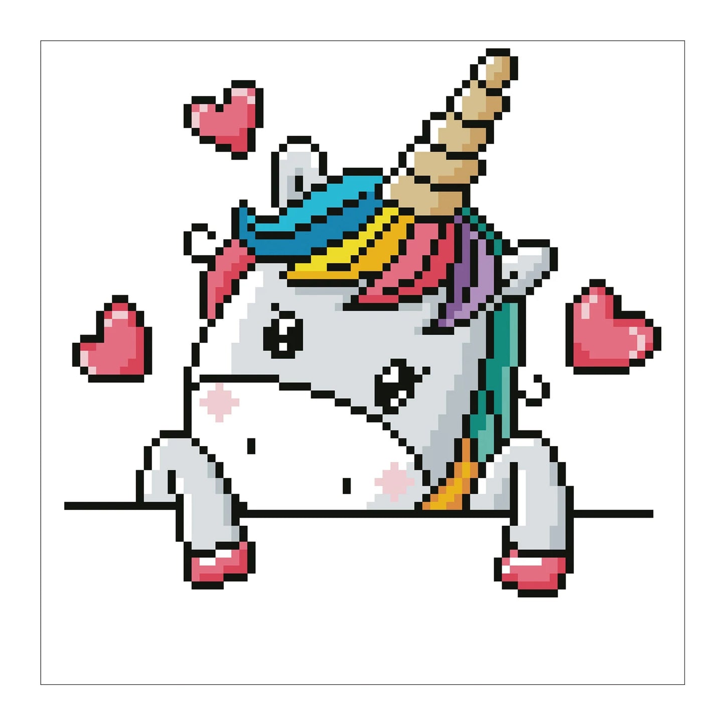 DIAMANTE DIPINTO UNICORNO BAMBINO