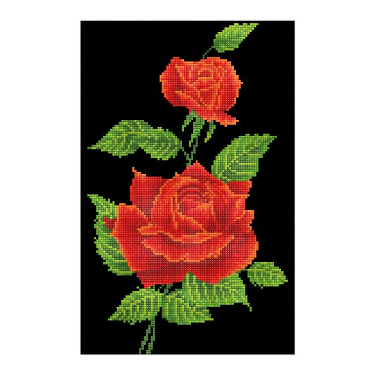 DIAMOND PAINTING ROSE ROSSE