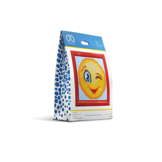 DIAMOND PAINTING SMILEY AMMICCANTE CON CORNICE