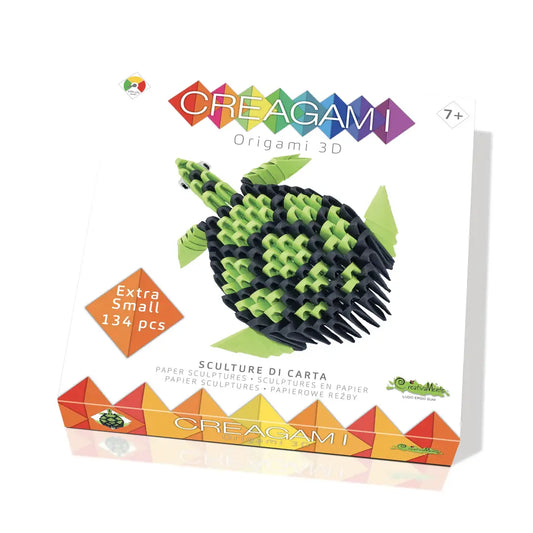 ORIGAMI 3D - TARTARUGA - 134 PEZZI - CREAGAMI