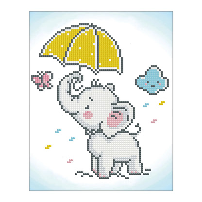 DIAMOND PAINTING BABY ELEPHANT