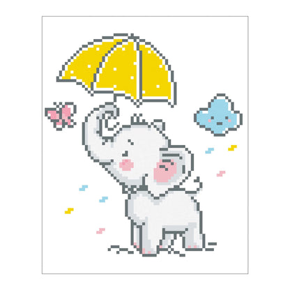 DIAMOND PAINTING BABY ELEPHANT
