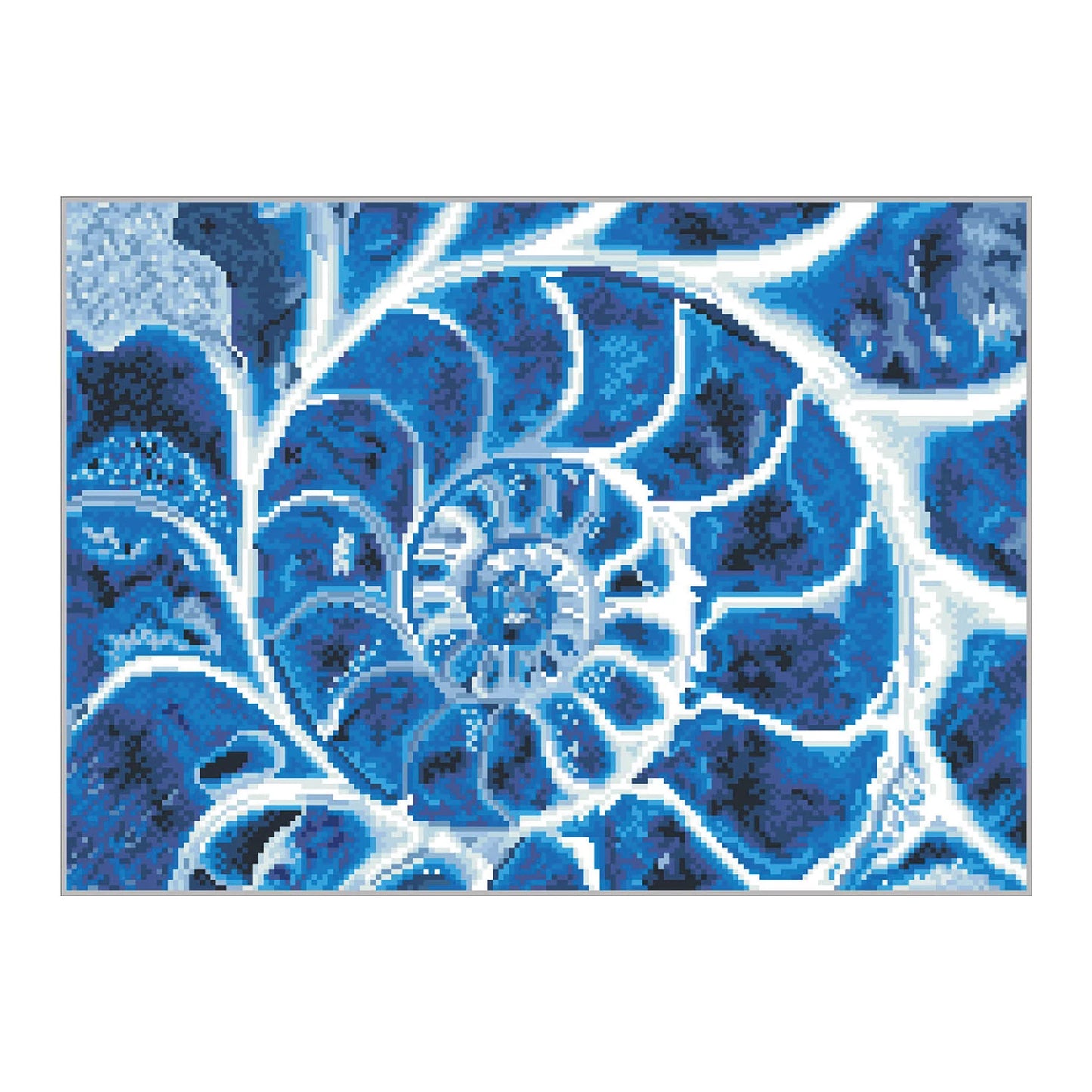 PITTURA A DIAMANTE NAUTILUS BLU
