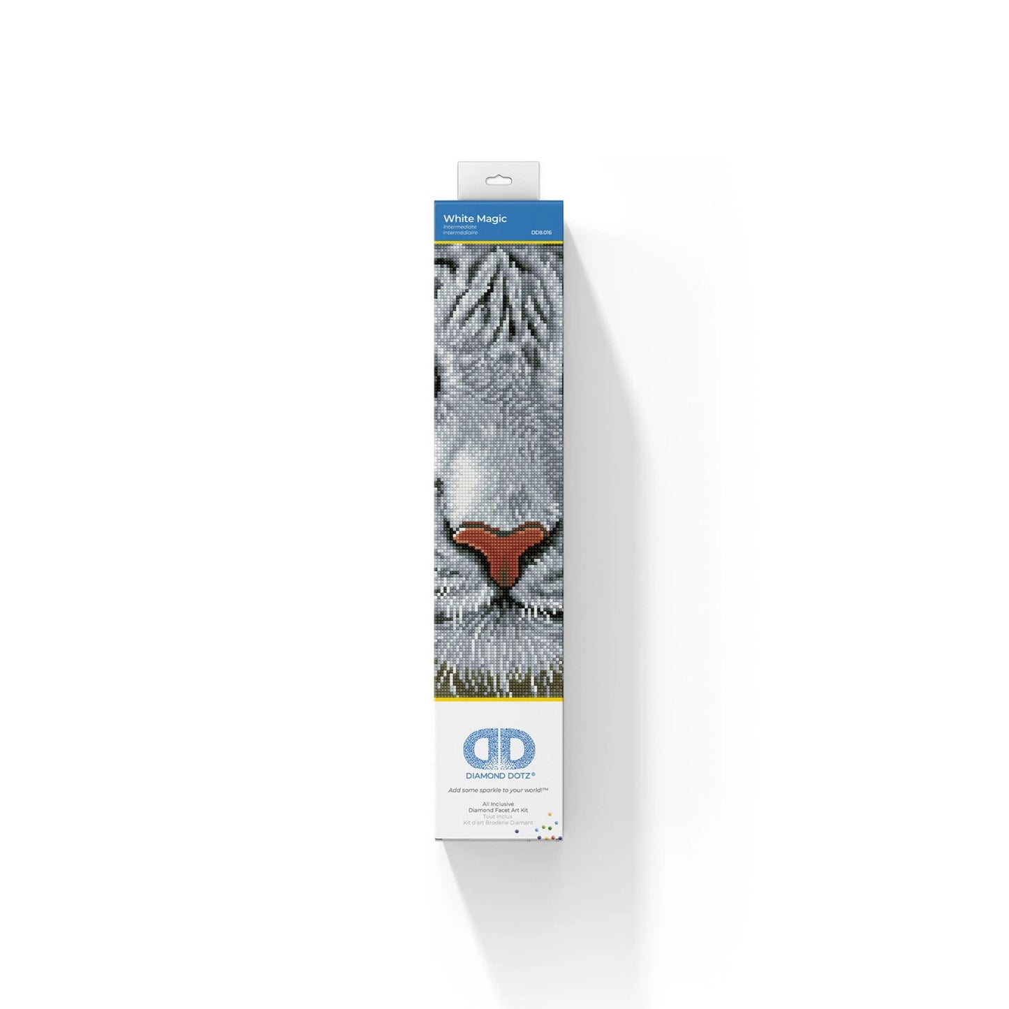PITTURA A DIAMANTE TIGRE BIANCA