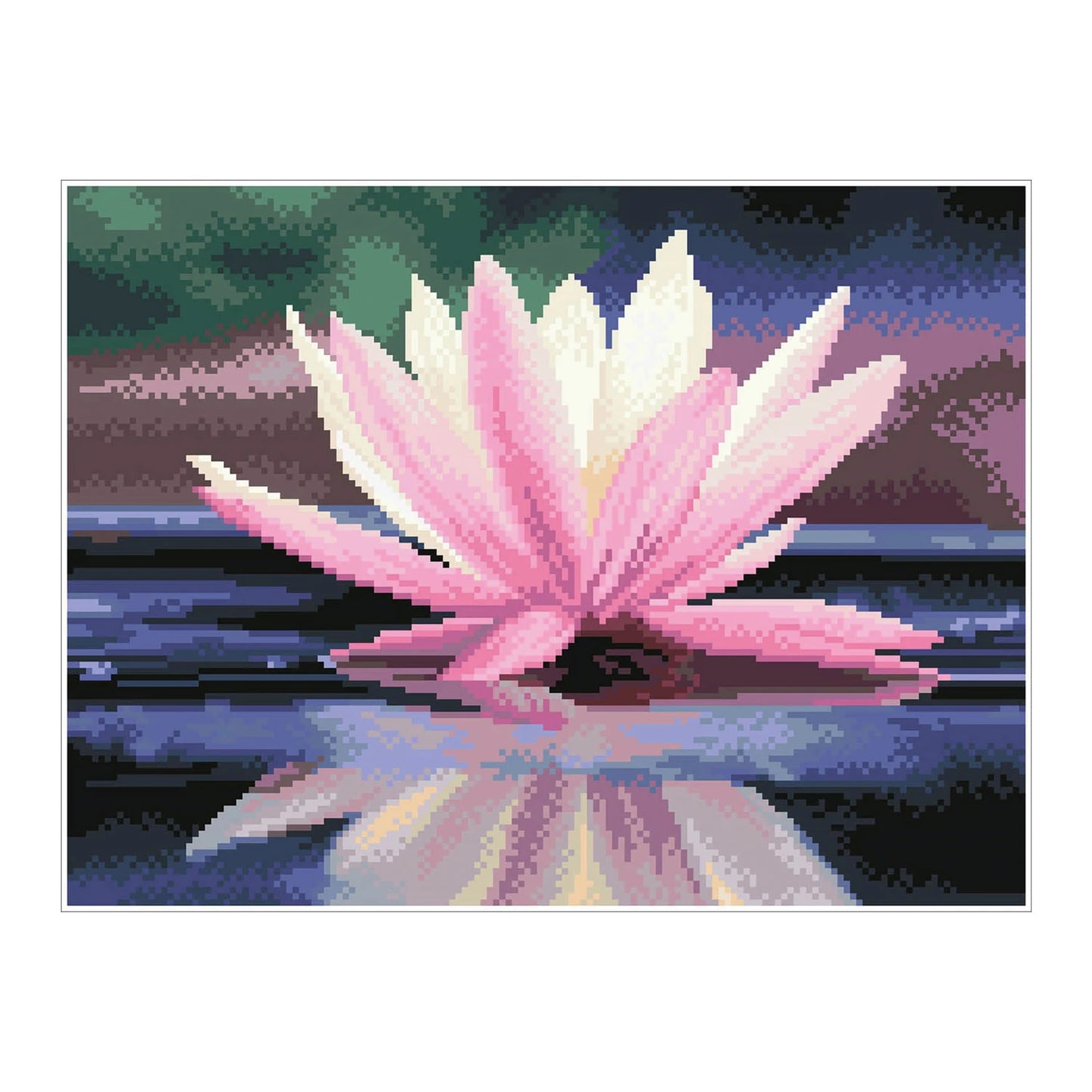 PITTURA A DIAMANTE NINFEA