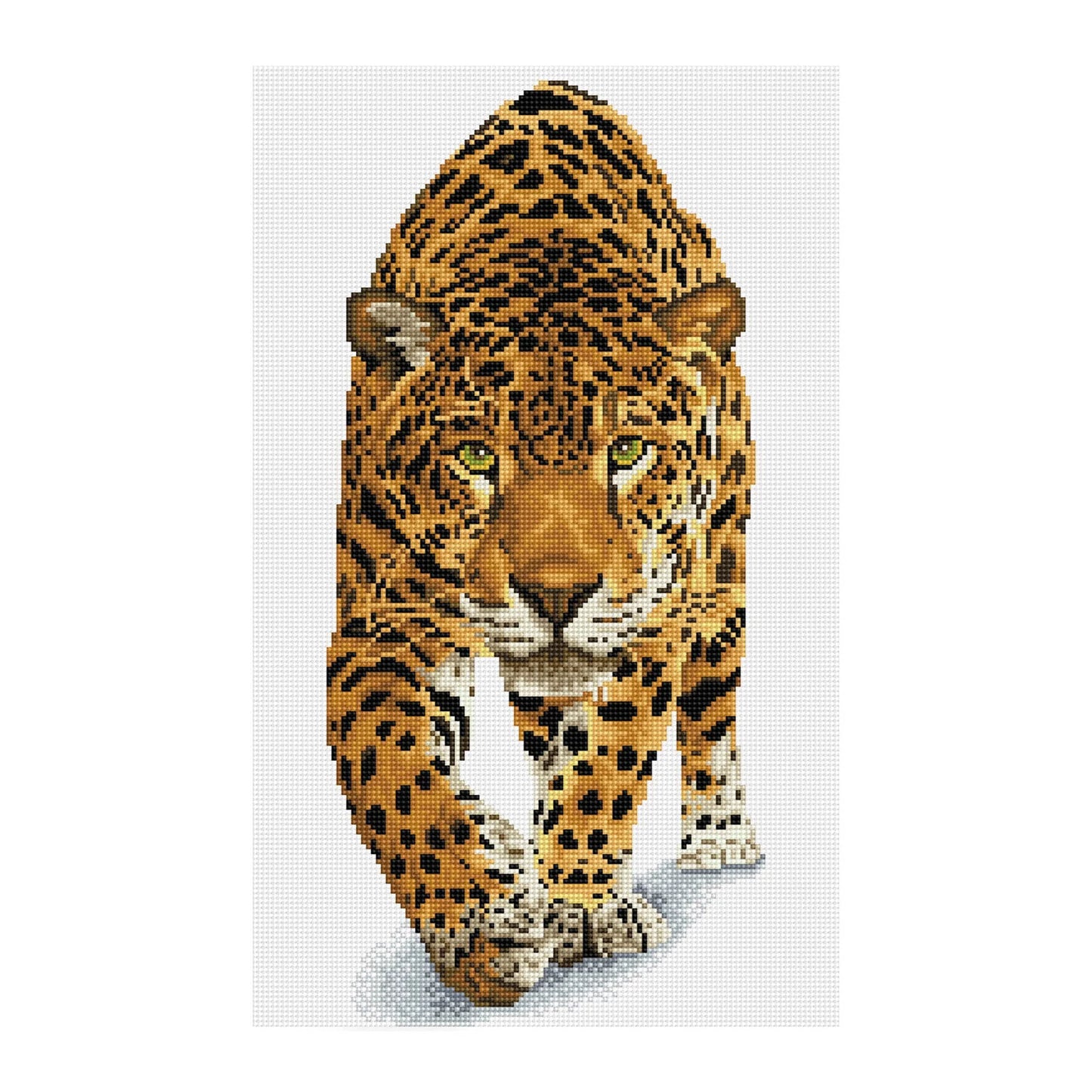 DIAMANTE DIPINTO LEOPARDO