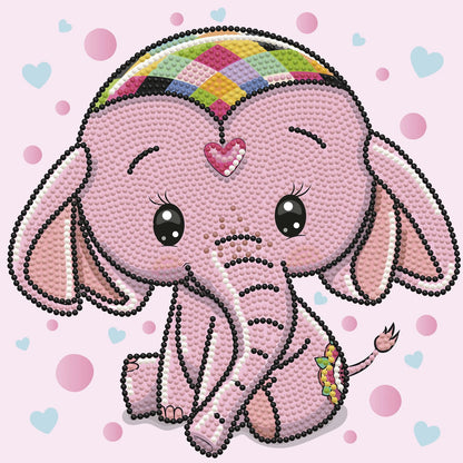 DIAMOND PAINTING BABY ELEPHANT