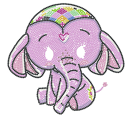 DIAMOND PAINTING BABY ELEPHANT