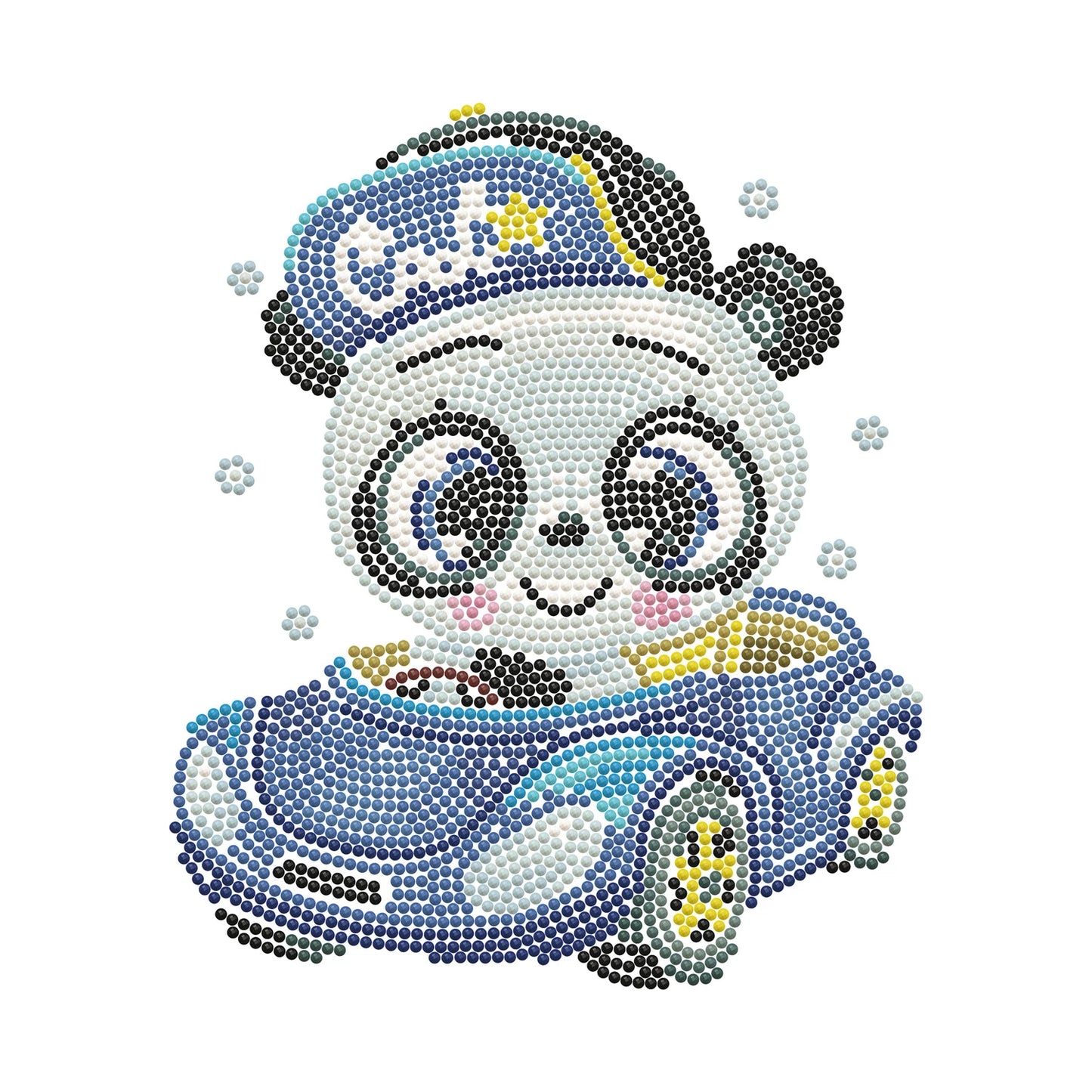 DIAMANTMALEREI PANDA AUTO