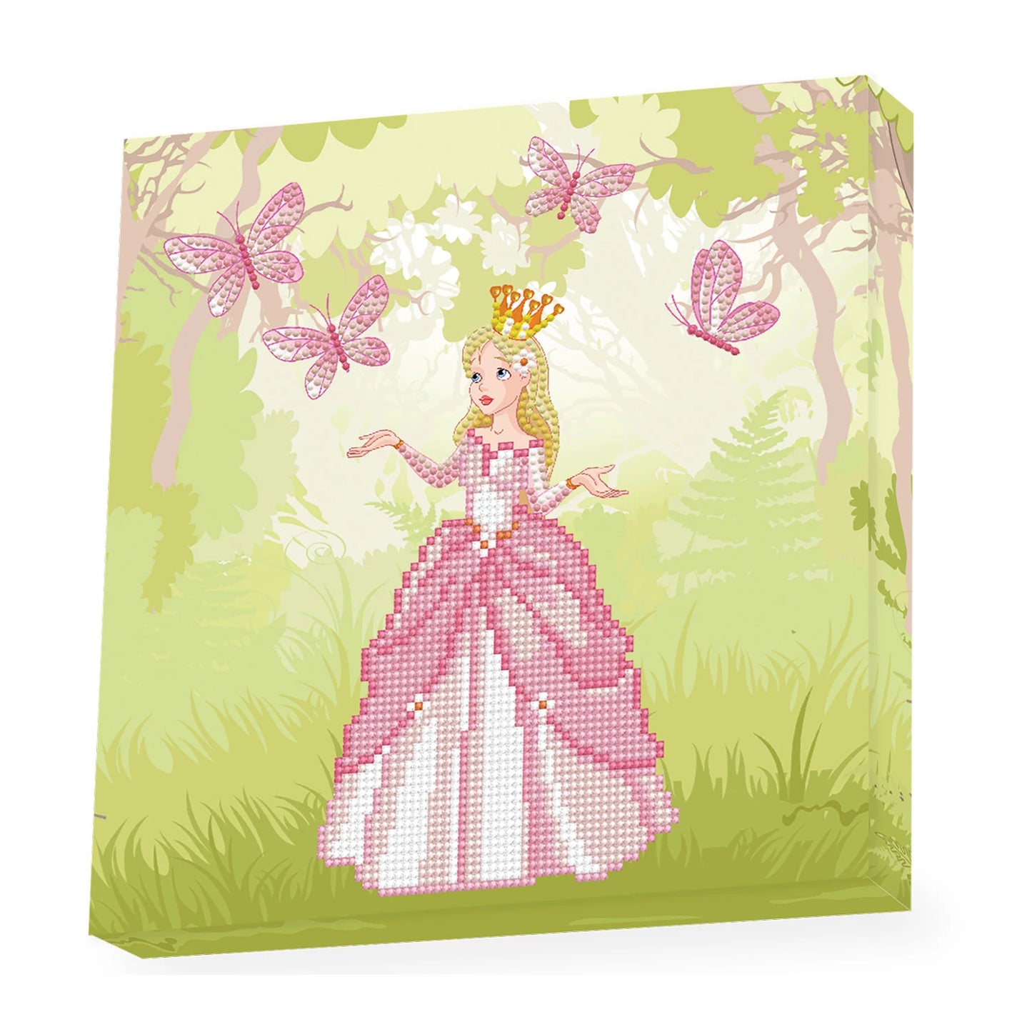 DIAMANTGEMALTE PRINZESSIN