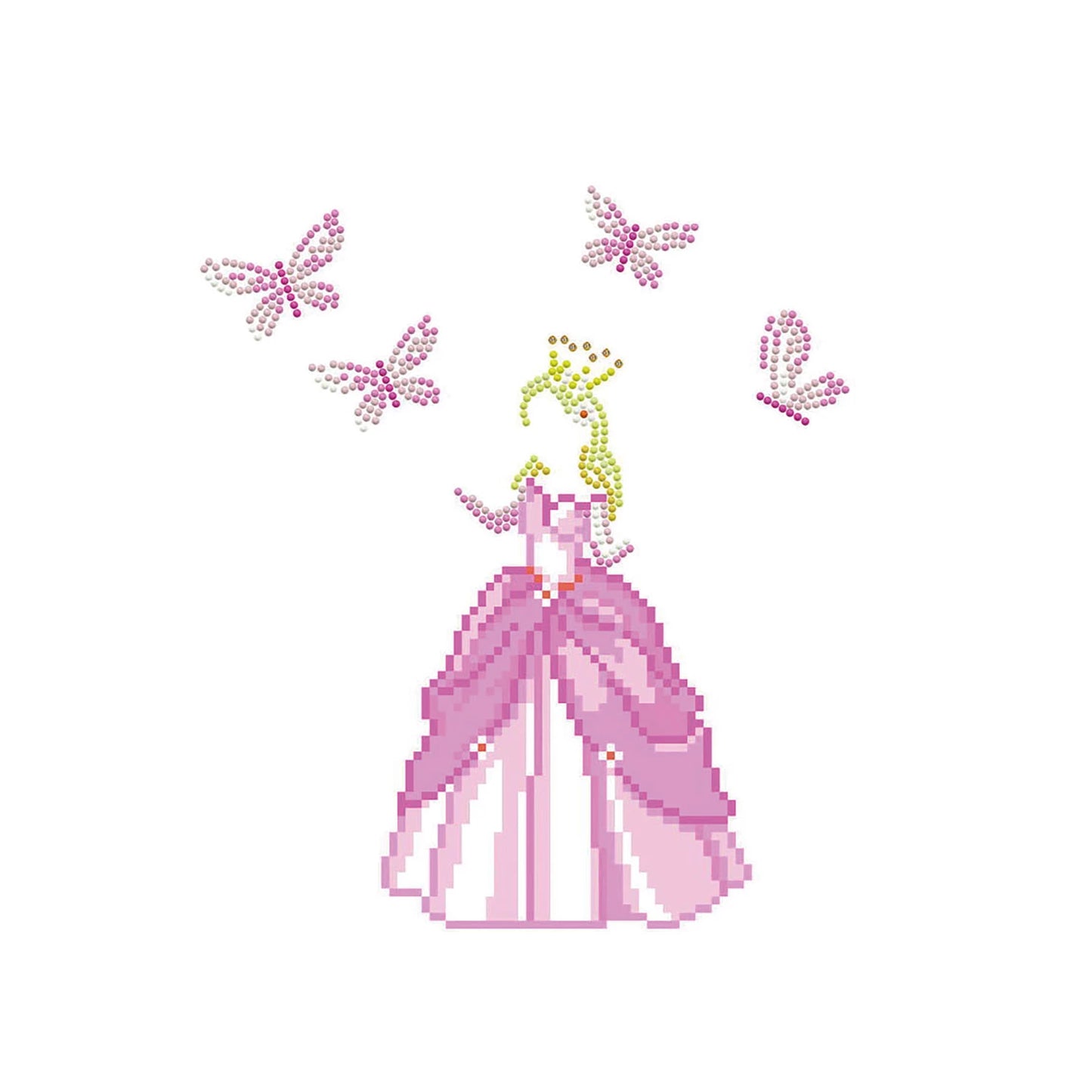 DIAMANTGEMALTE PRINZESSIN
